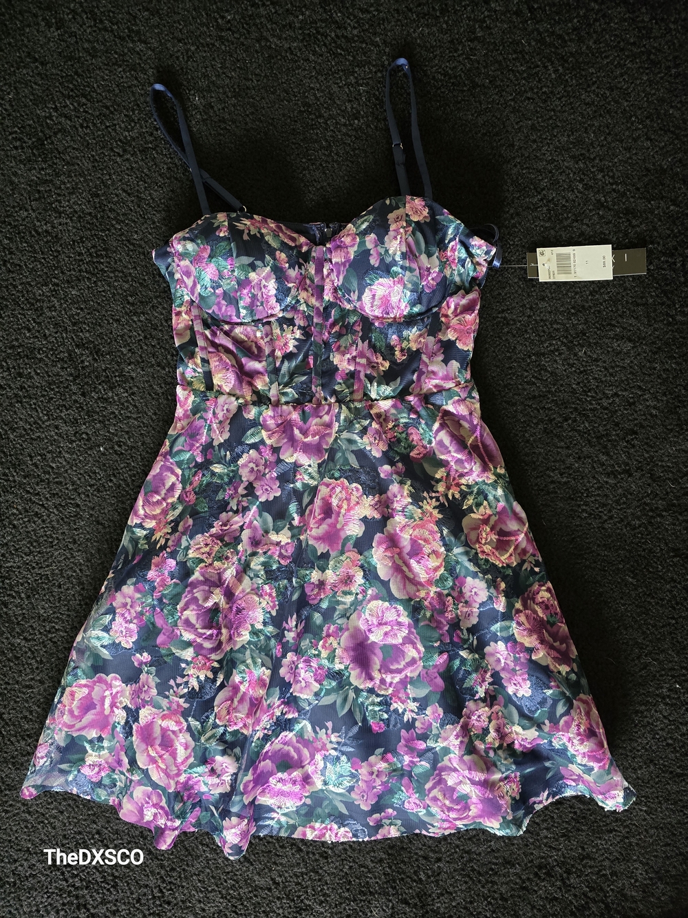 Trixxi Fit And Flare Floral Dress